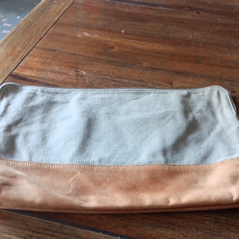 Hearth & Hand Brown Fabric Lap Top Accessory